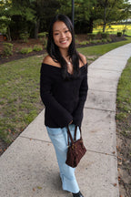 Nightfall Off-Shoulder Knit