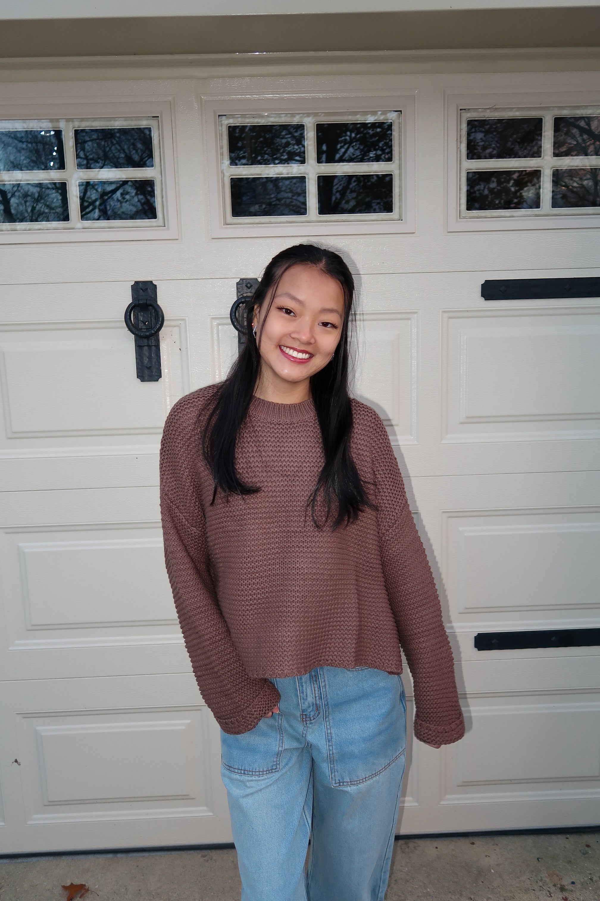 Cozy Cocoa Knit Sweater