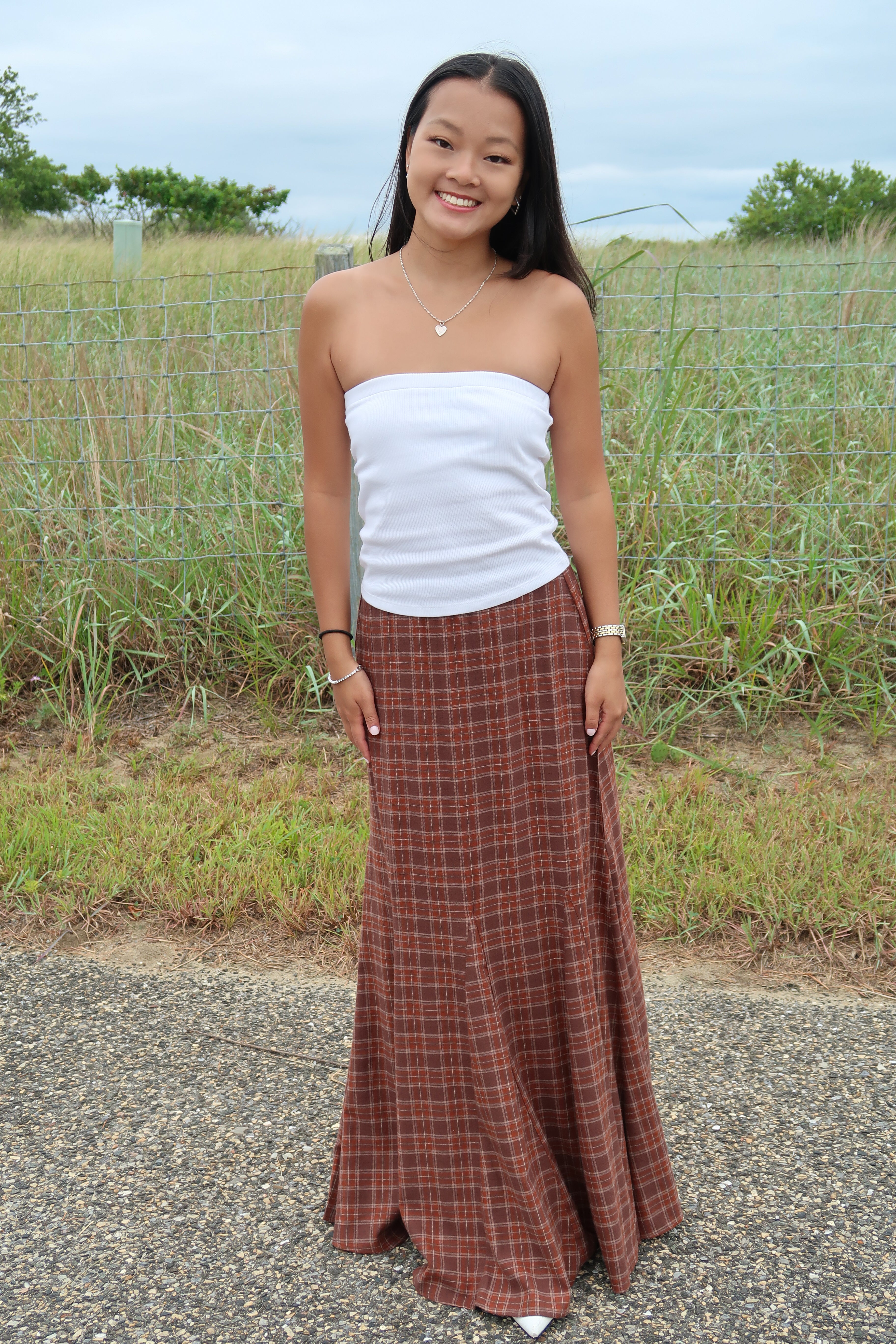 Autumn Stroll Maxi Skirt