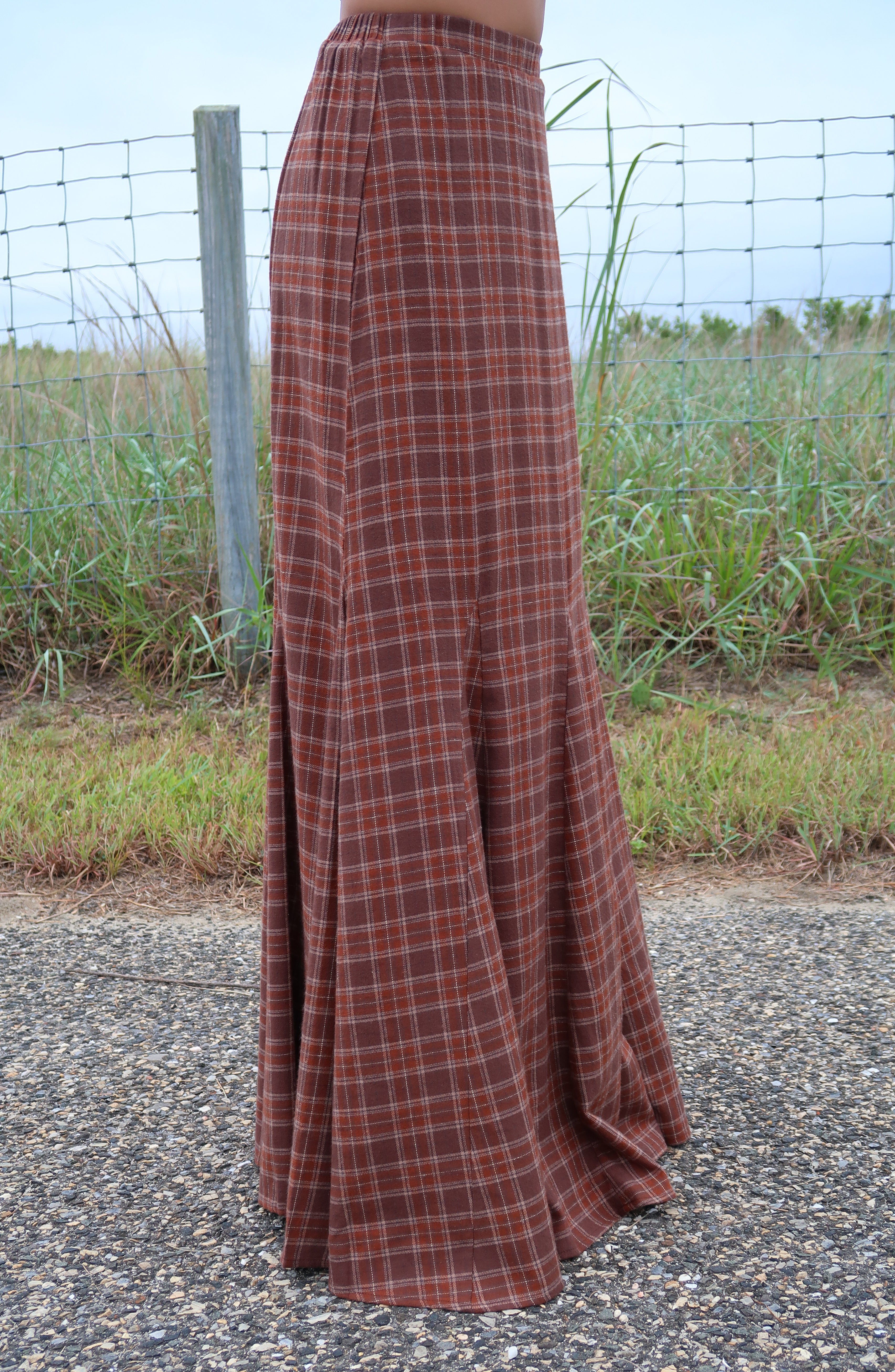 Autumn Stroll Maxi Skirt