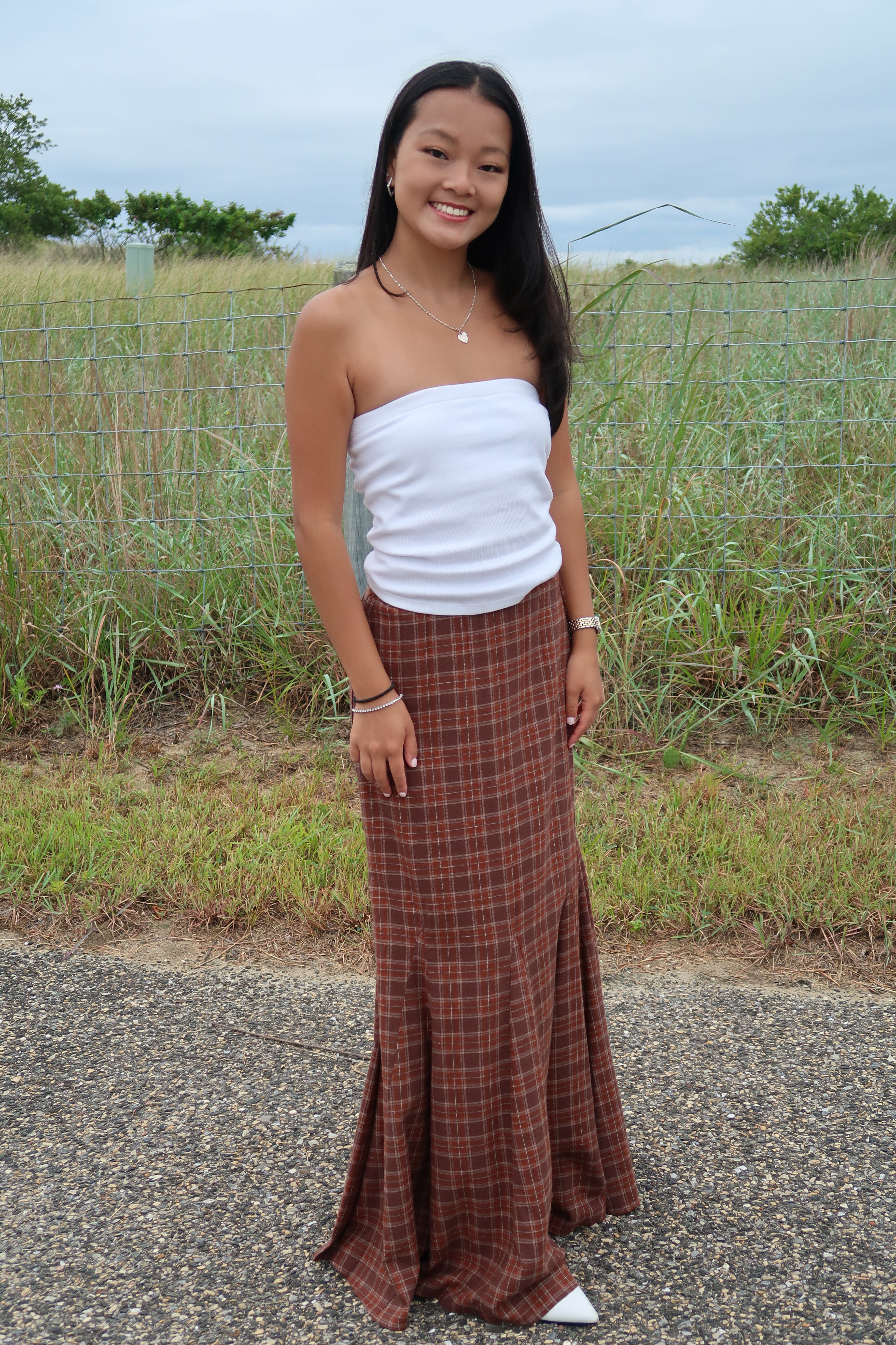 Autumn Stroll Maxi Skirt