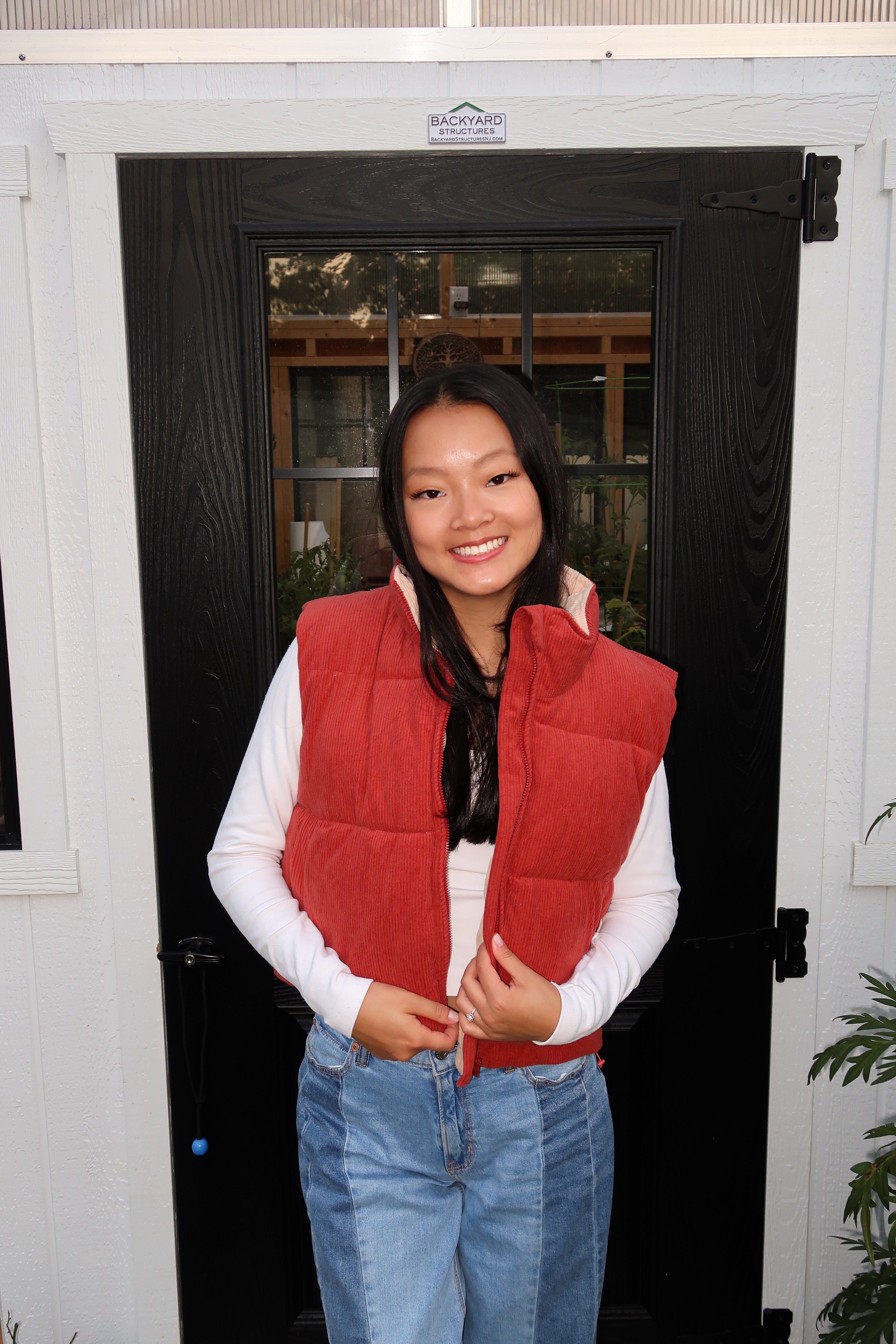 Maple Red Corduroy Vest