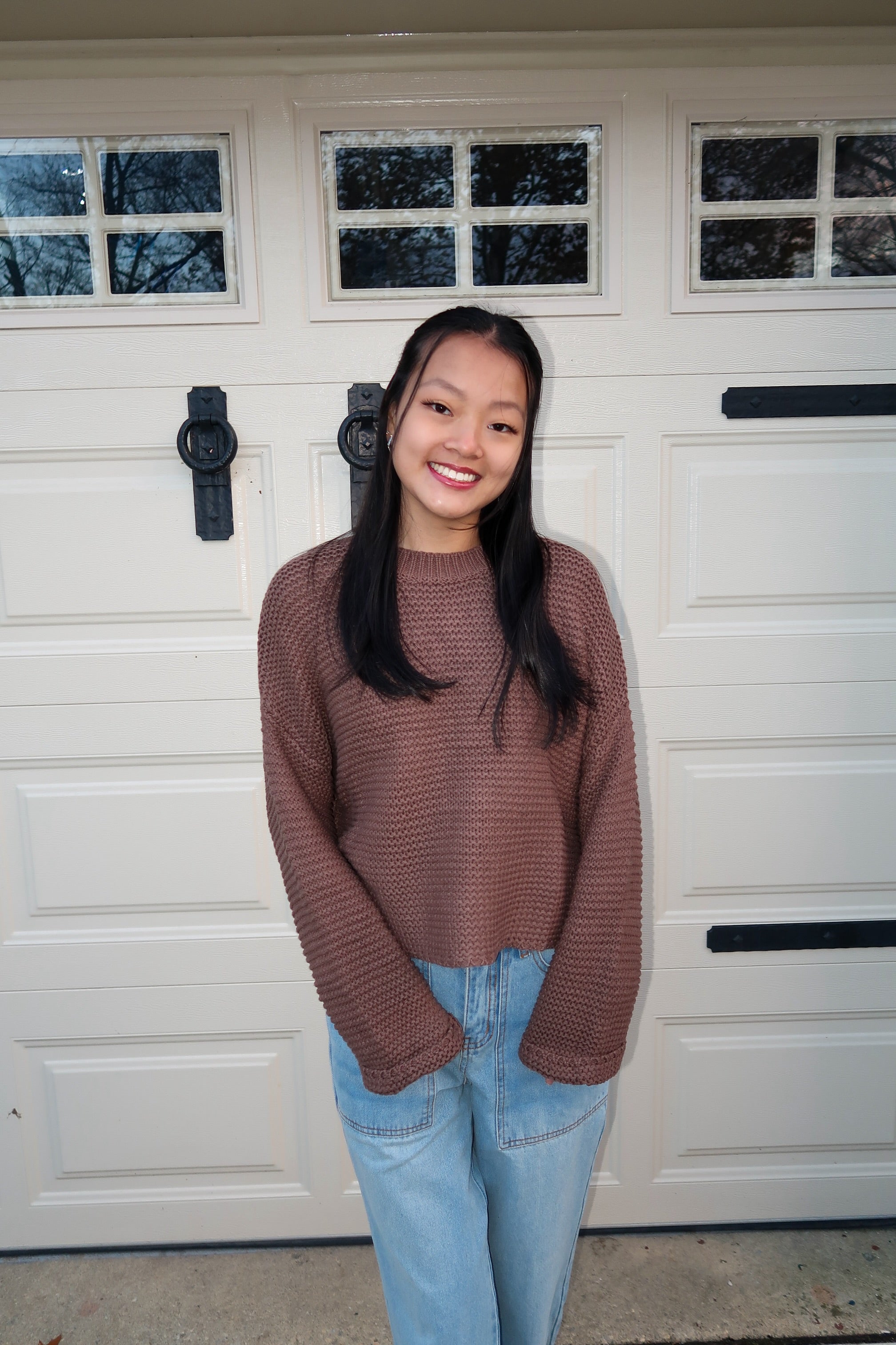 Cozy Cocoa Knit Sweater
