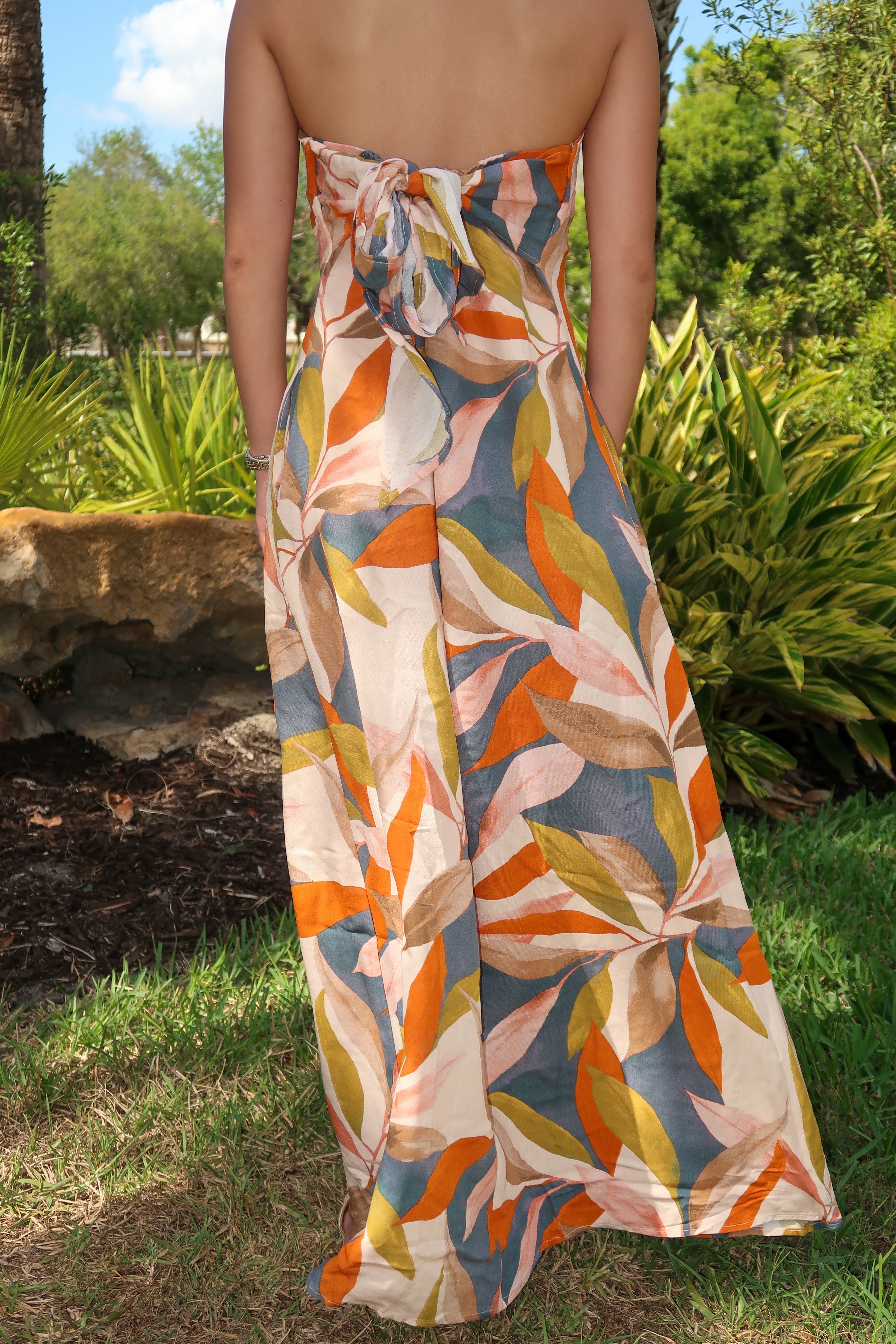 Sunset Palms Maxi Dress