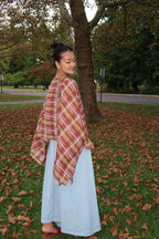 Windsor Plaid Poncho Top