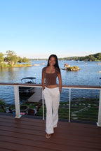 Cloud Nine Low-Waist Flare Sweats