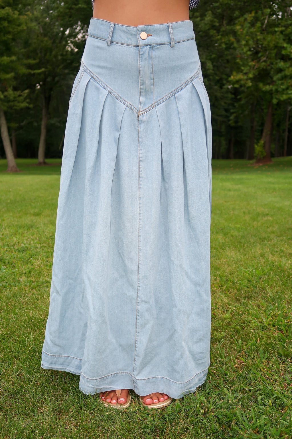 Bluebell Denim Maxi Skirt