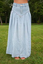Bluebell Denim Maxi Skirt
