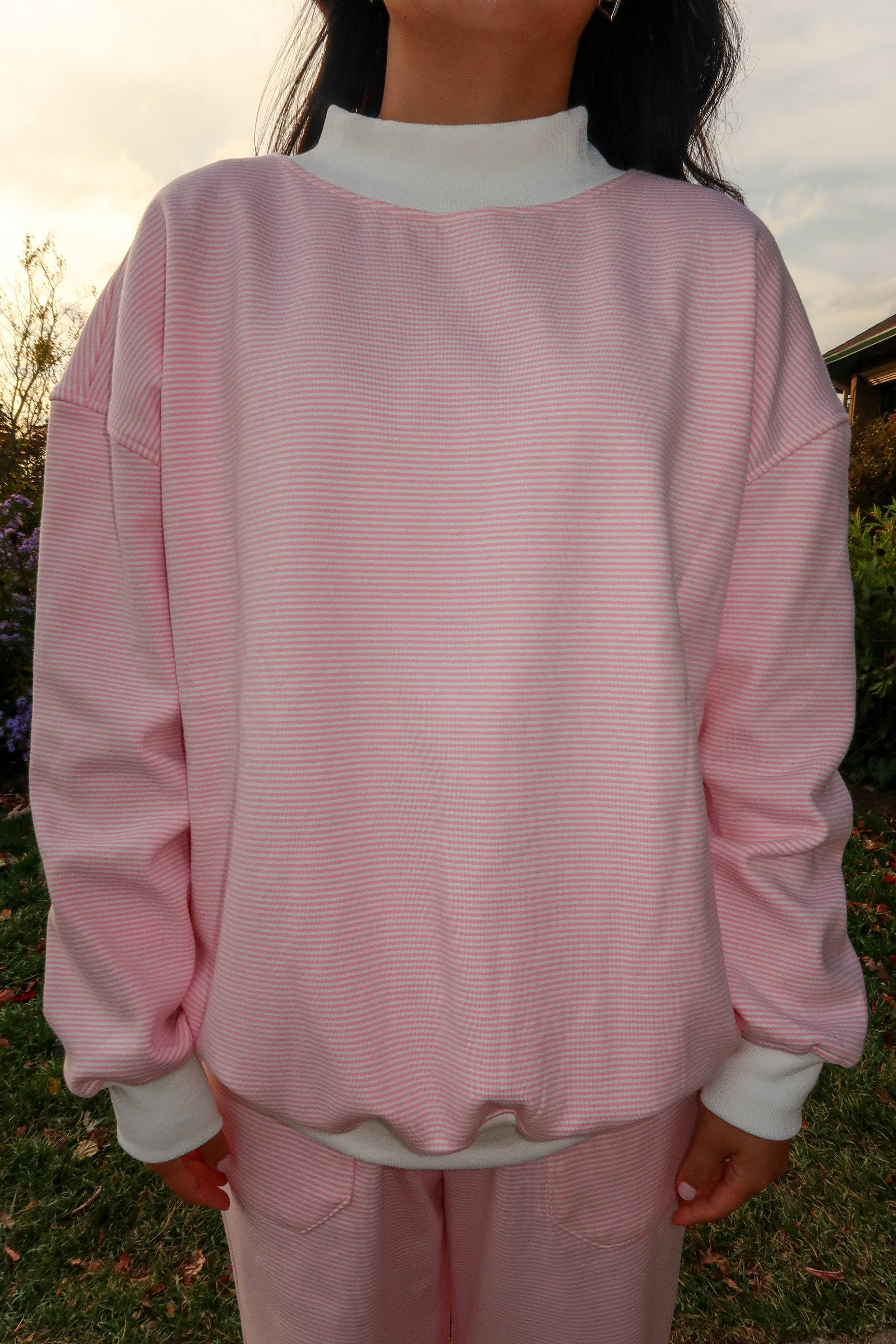 Strawberry Milk Mockneck