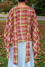 Windsor Plaid Poncho Top