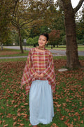 Windsor Plaid Poncho Top