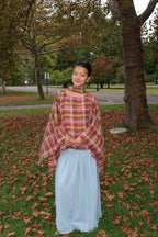 Windsor Plaid Poncho Top