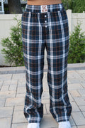 Midnight Teddy Plaid Pants
