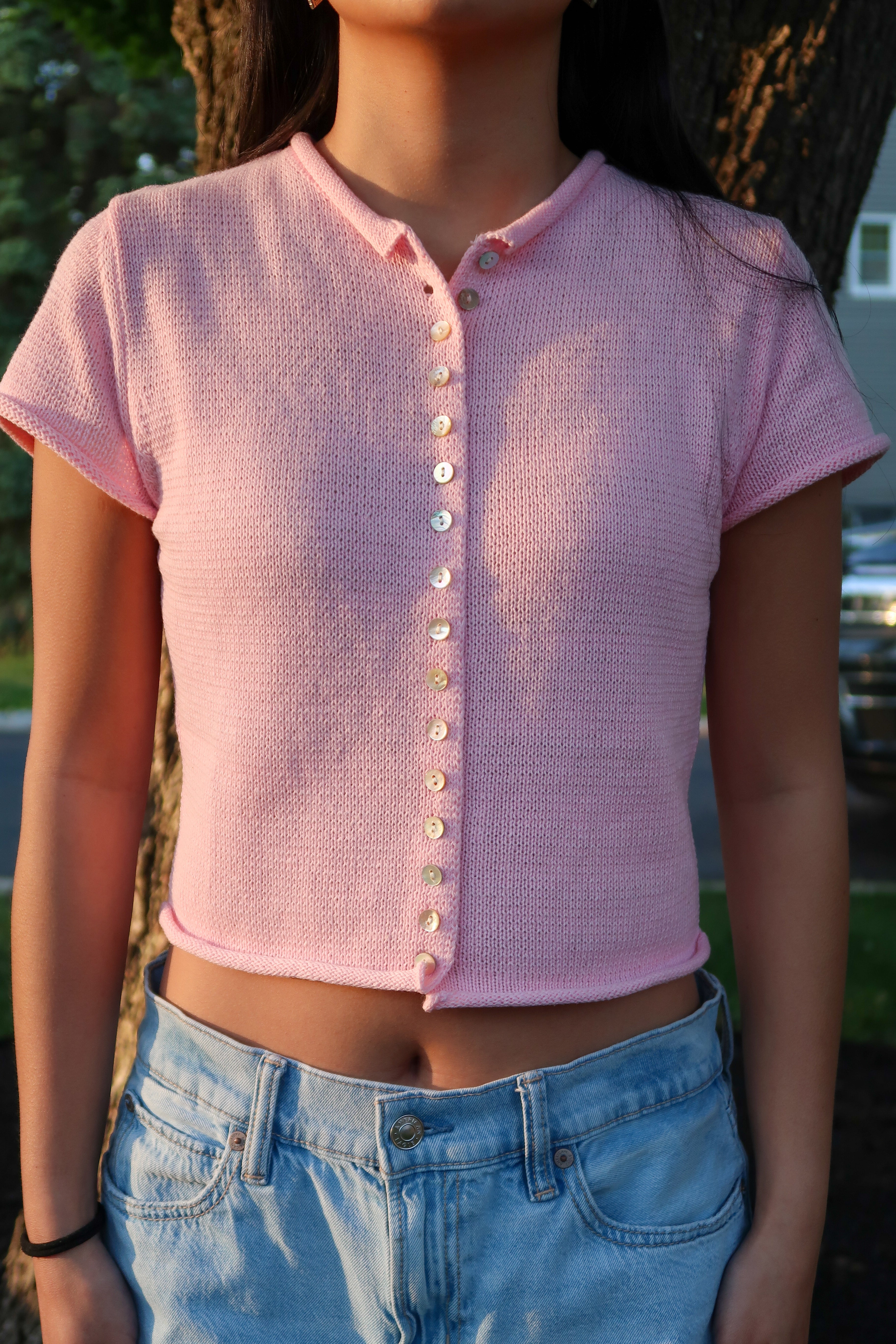 Pink Sugar Knit Top