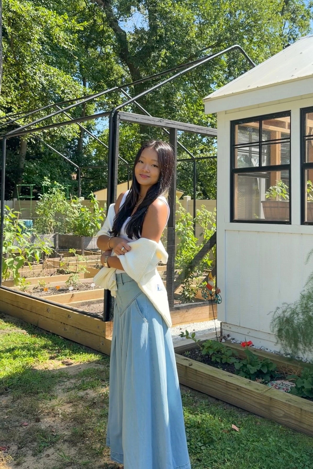 Bluebell Denim Maxi Skirt